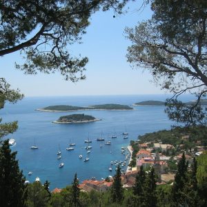 Insel Hvar von oben