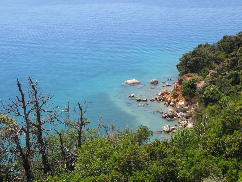 Blick auf die Kvarner Bucht vom Hügel aus